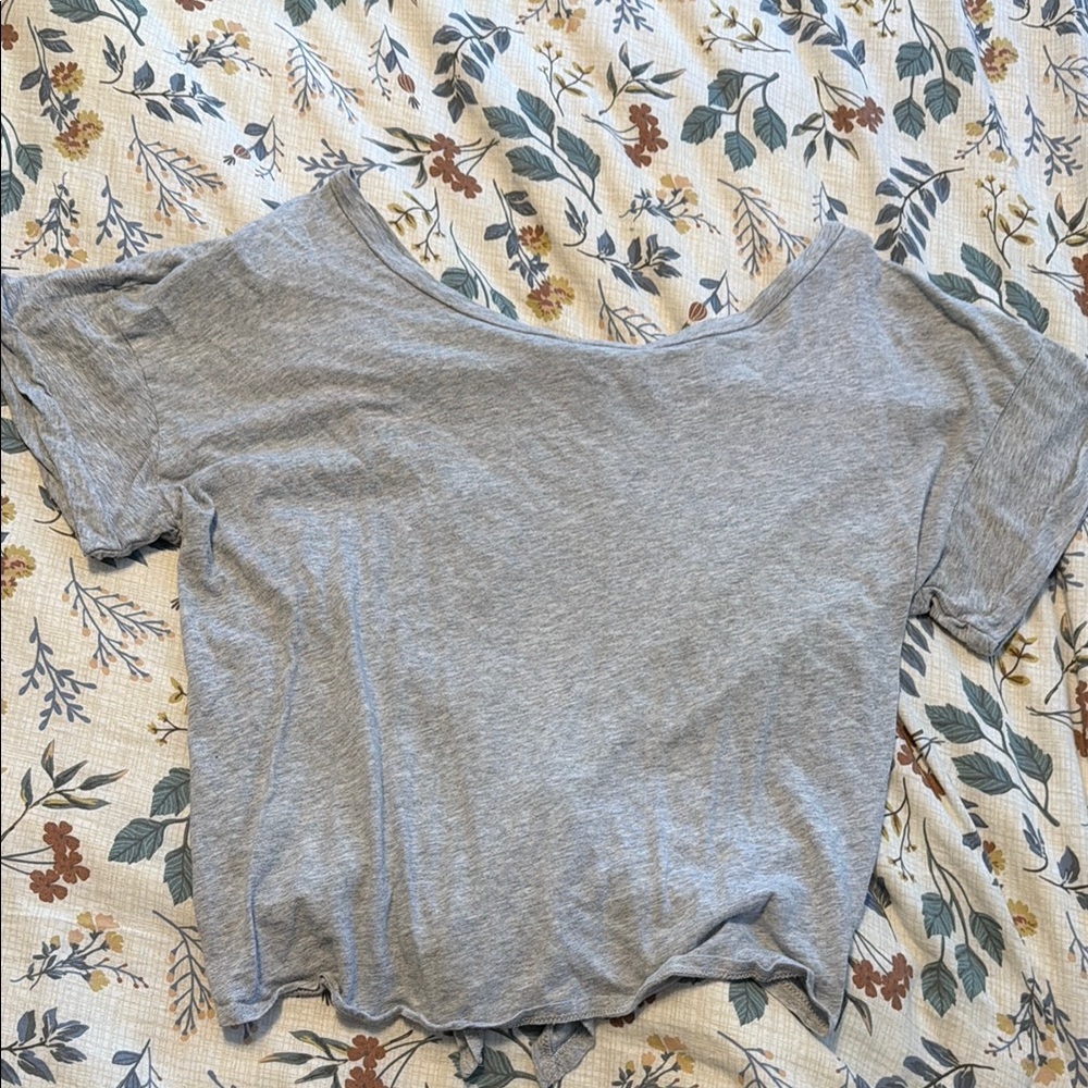Casual Gray Women's Top